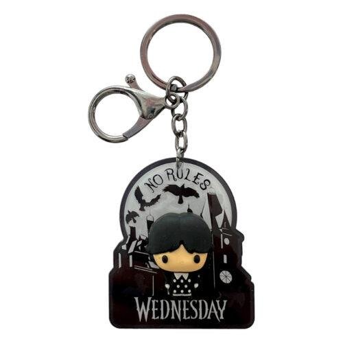 Wednesday - No Rules Rubber
Keychain