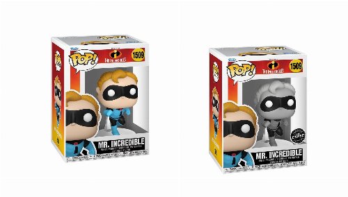 Figures Funko POP! Bundle of 2: Disney The
Incredibles - Mr. Incredible #1509 & Chase