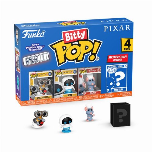 Funko Bitty POP! Disney Pixar - Wall-E, Eve, Remy
& Chase Mystery 4-Pack Φιγούρες