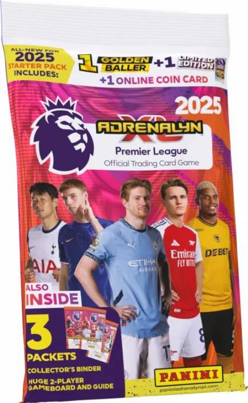 Panini - Premier League 2025 Adrenalyn XL Mega
Starter Pack (Album + 21 Cards)