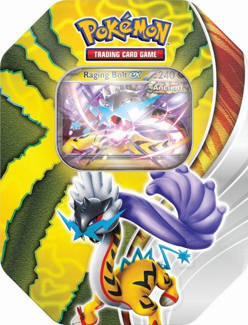 Pokemon TCG - Paradox Destinies: Raging Bolt EX
Tin