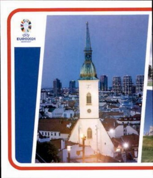 Topps - UEFA Germany Euro 2024 Αυτοκόλλητο - SVK P1.
Landmark 1/2