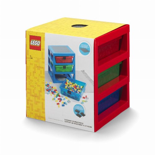 LEGO - Red Iconic 3-Drawer Rack
(34x37x32cm)