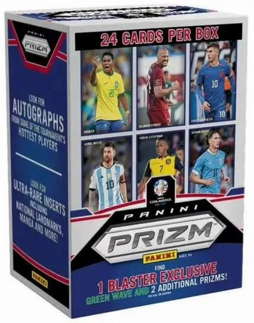 Panini - 2023-24 Prizm Copa America Football
Blaster Box (24 Cards)