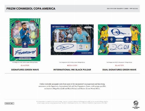 Panini - 2023-24 Prizm Copa America Football
Blaster Box (24 Cards)