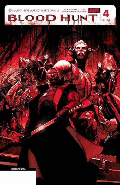 Τεύχος Κόμικ Blood Hunt Red Band #4 (2nd
Printing)