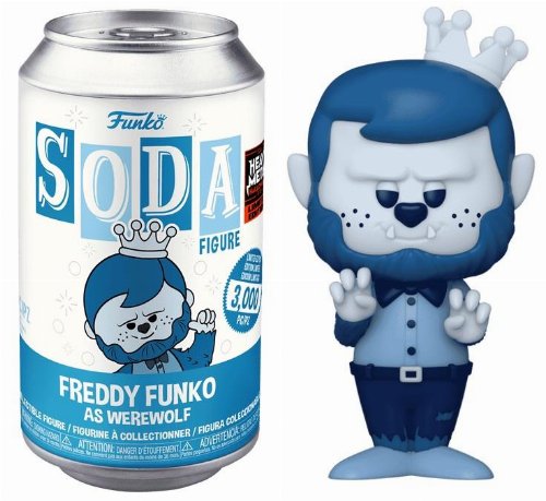 Funko Vinyl Soda Heavy Metal Halloween 2023 -
Freddy Funko as Werewolf (Moonlight Blue) Figure
(LE3000)