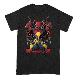 Deadpool & Wolverine - Pose Black T-Shirt
(M)