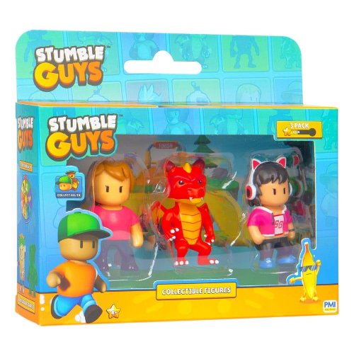 Stumble Guys - Ms. Stumble + Inferno Dragon + Camera
Gina 3-Pack Φιγούρες (6cm)