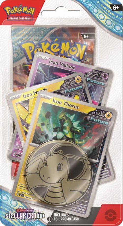 Pokemon TCG Scarlet & Violet Stellar Crown - Iron
Thorns Premium Checklane Blister