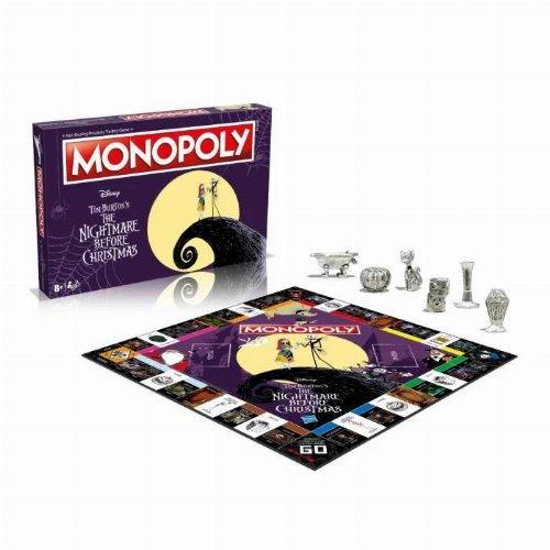 Επιτραπέζιο Παιχνίδι Monopoly: Nightmare Before
Christmas (Νέα Έκδοση)