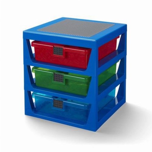 LEGO - Blue Iconic 3-Drawer Rack
(34x37x32cm)