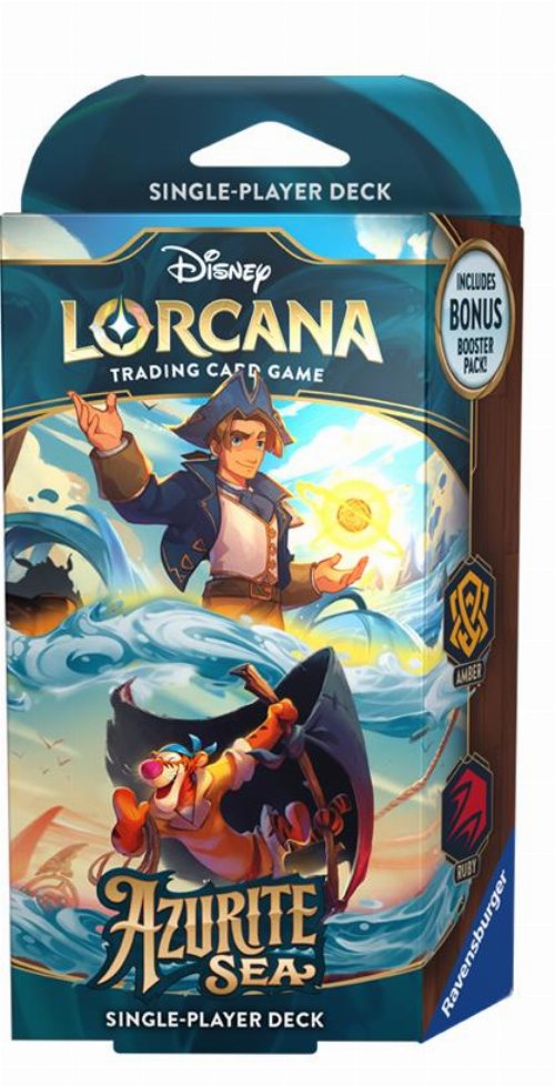 Disney Lorcana TCG - Azurite Sea: Starter Deck
(Amber & Ruby)