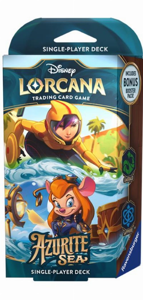 Disney Lorcana TCG - Azurite Sea: Starter Deck
(Emerald & Sapphire)