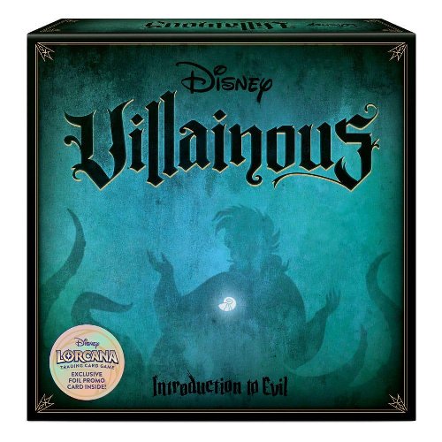 Board Game Disney Villainous - Introduction to
Evil (with Lorcana promo card)