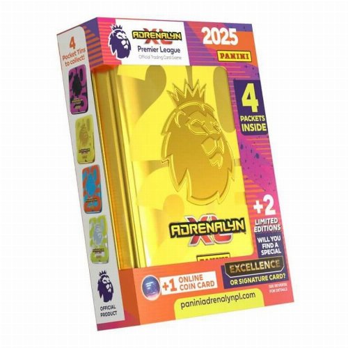 Panini - Premier League 2025 Adrenalyn XL Metal
Pocket Tin (26 Cards)