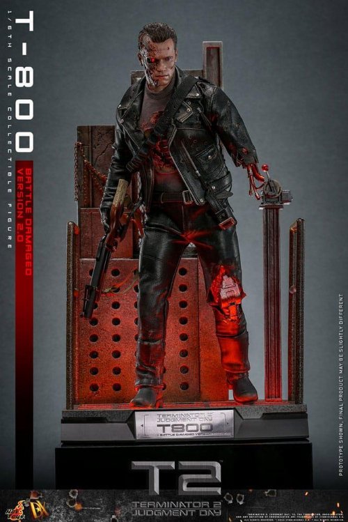 Terminator 2: Hot Toys Masterpiece - T-800 Battle
Damaged Version 2.0 1/6 Φιγούρα Δράσης (32cm)