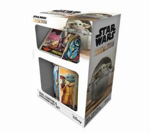 Star Wars - The Mandalorian Gift Set (Mug,
Coaster, Keychain)