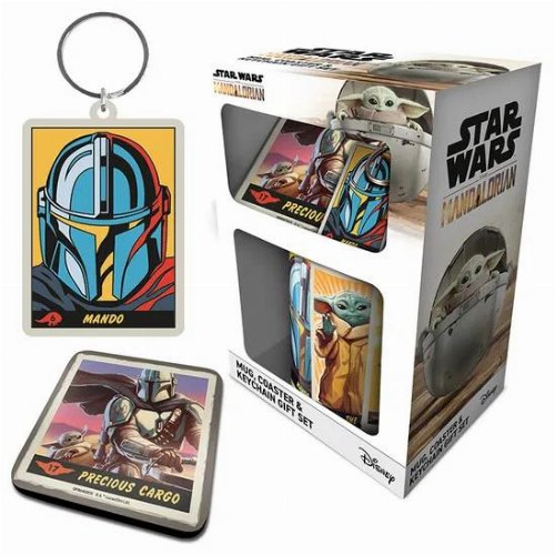 Star Wars - The Mandalorian Gift Set (Mug,
Coaster, Keychain)