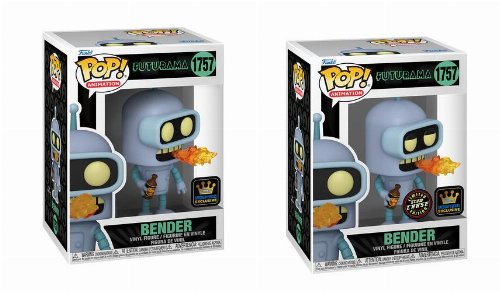 Figures Funko POP! Bundle of 2: Futurama -
Bender #1757 & Chase (Specialty Series)