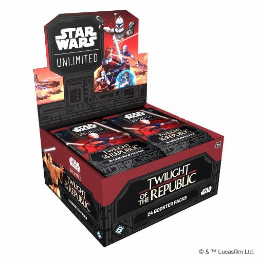 Star Wars: Unlimited - Twilight of the Republic
Booster Box (24 Boosters)