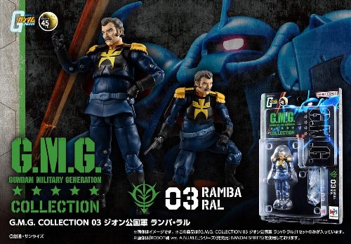 Mobile Suit Gundam G.M.G. Collection 03 -
Principality of Zeon Ramba Ral Action Figure
(10cm)