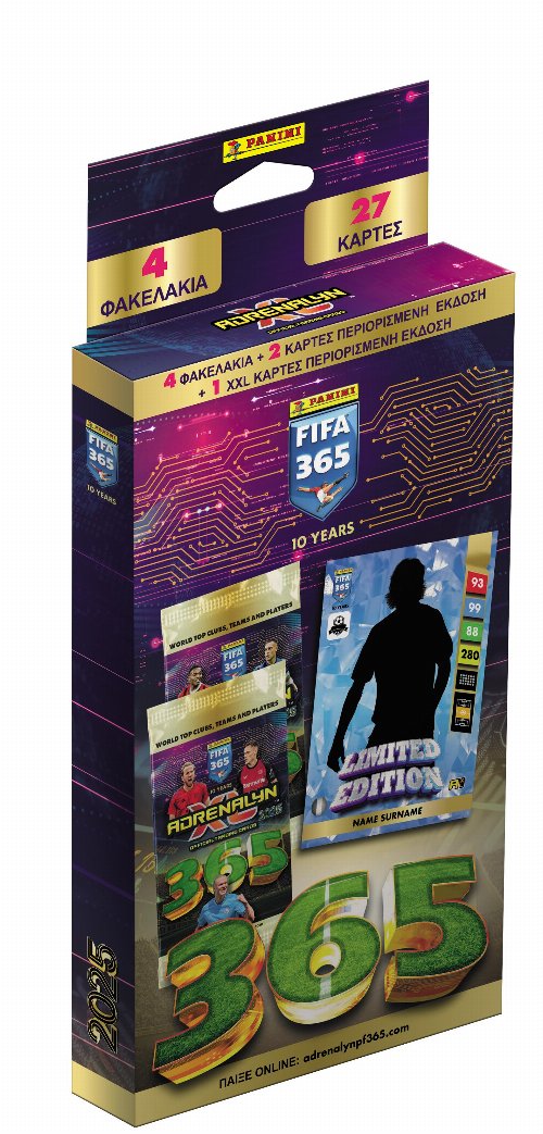 Panini - FIFA 365 2025 Adrenalyn XXL Blister (27
Cards)