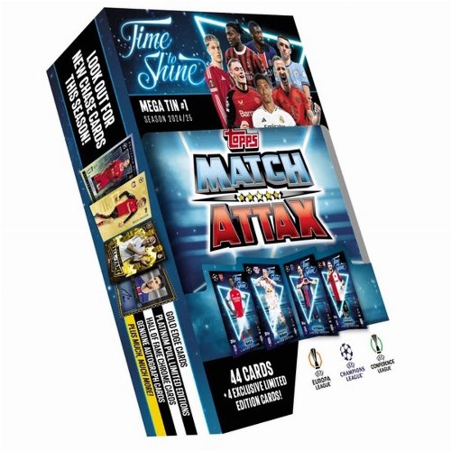 Topps - Match Attax UCC 2024-25 Κάρτες Mega Tin #1 (48
Κάρτες)