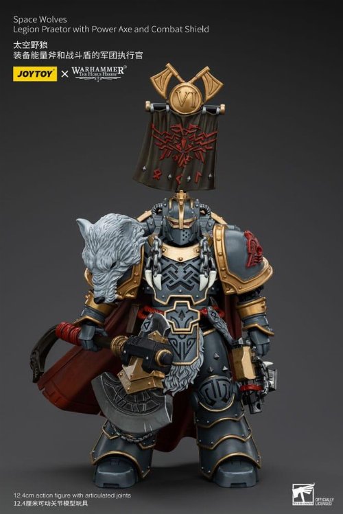 Warhammer The Horus Heresy - Space Wolves Legion
Praetor with Power Axe and Combat Shield 1/18 Φιγούρα Δράσης
(12cm)