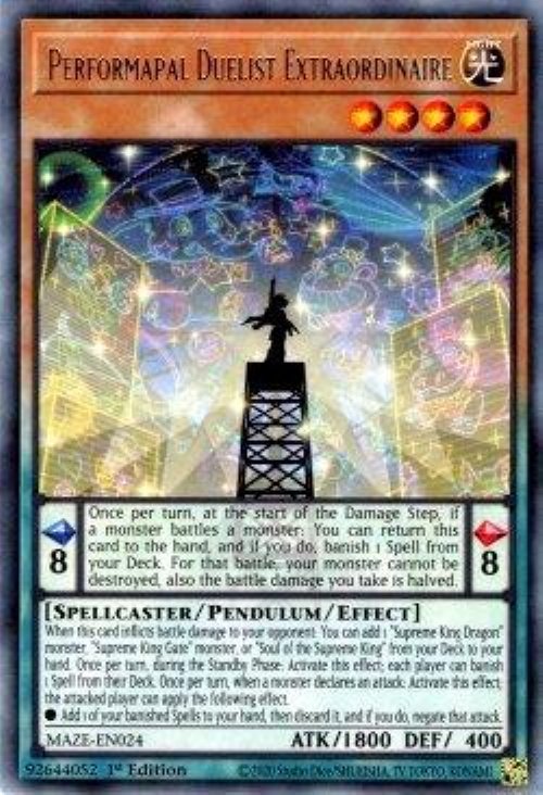 Performapal Duelist Extraordinaire