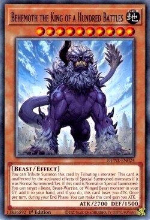 Behemoth the King of a Hundred Battles