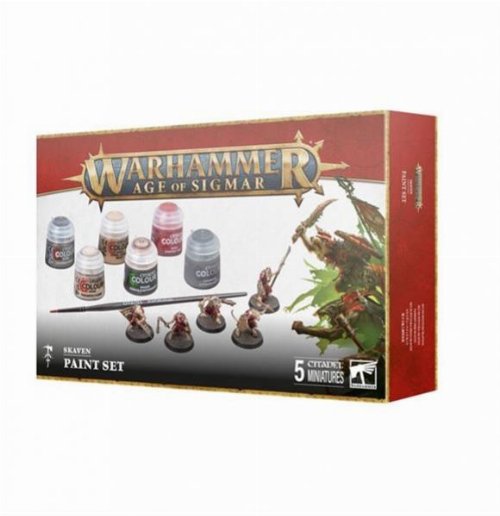 Warhammer Age of Sigmar - Skaven Paints + Tools
Set