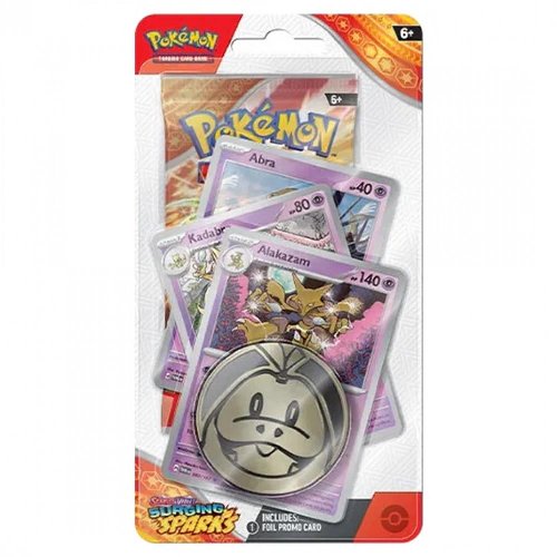 Pokemon TCG Scarlet & Violet Surging Sparks -
Alakazam Premium Checklane Blister