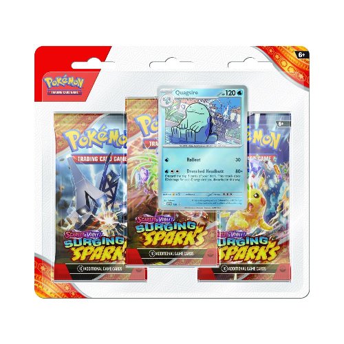 Pokemon TCG Scarlet & Violet Surging Sparks
- Quagsire 3-Booster Blister