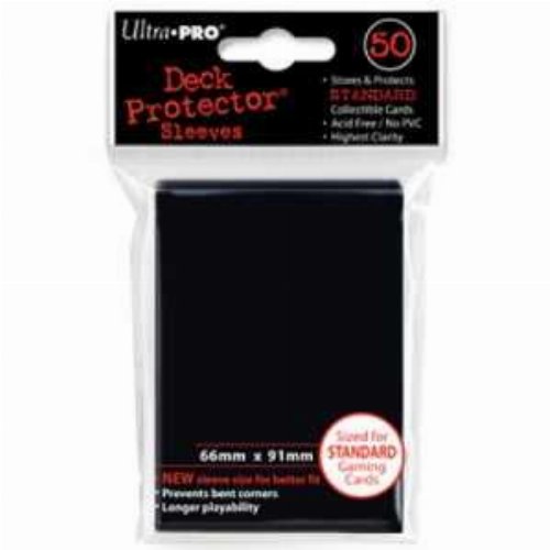 Ultra Pro Card Sleeves Standard Size 50ct -
Black