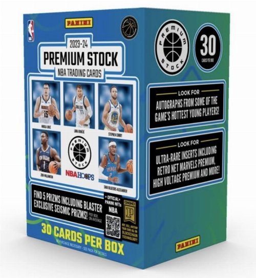 Panini - 2023-24 NBA Premium Stock Basketball Blaster
Box (30 Κάρτες)