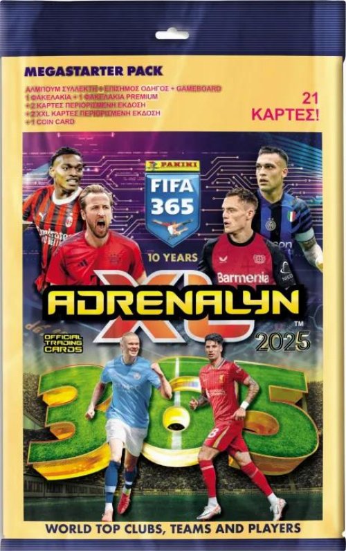 Panini - FIFA 365 2025 Adrenalyn XL Mega Starter
Pack (Album + 21 Cards)