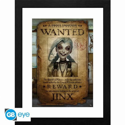 League of Legends - Jinx Wanted Framed Poster
(30x40cm)