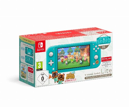 Nintendo Switch - Lite Model Animal Crossing: New
Horizons Bundle (Turquoise Timmy Tommy Aloha Edition) Περιέχει 12
μήνες συνδρομή