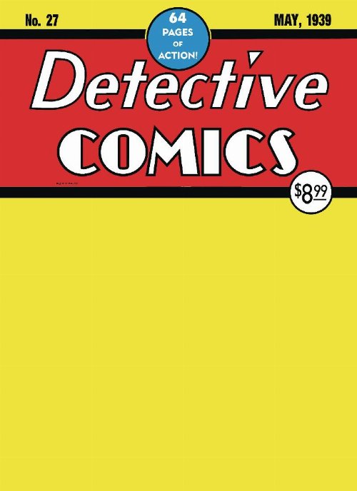 Τεύχος Κόμικ Batman Day 2024 - Batman Detective Comics
#27 Facsimile Edition Blank Variant Cover