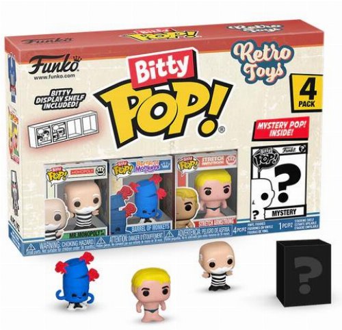 Funko Bitty POP! Retro Toys - Mr. Monopoly, Barrel of
Monkeys, Stretch Armstrong & Chase Mystery 4-Pack
Φιγούρες