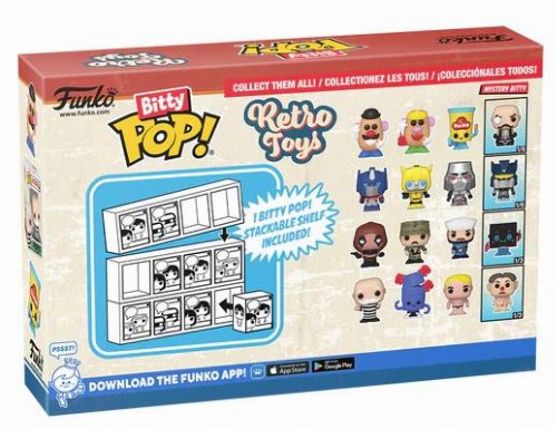 Funko Bitty POP! Retro Toys - Mr. Monopoly, Barrel of
Monkeys, Stretch Armstrong & Chase Mystery 4-Pack
Φιγούρες