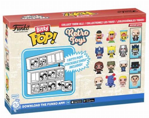 Funko Bitty POP! Retro Toys - Optimus Prime,
Bumblebee, Megatron & Chase Mystery 4-Pack
Φιγούρες