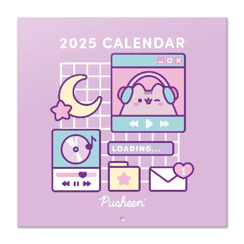 Pusheen - 2025 Wall Calendar