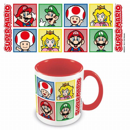 Super Mario - Characters Coloured Inner Κεραμική Κούπα
(315ml)