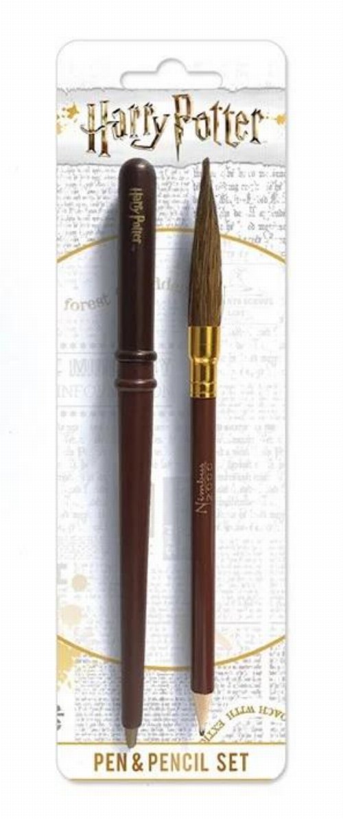 Harry Potter - Wand & Broom Pen and Pencil
Set