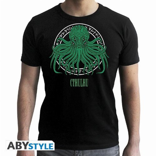 Cthulhu - Runic Cthulhu Black T-Shirt
(S)