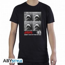 Jaws - Don't go in the Water Black T-Shirt
(S)