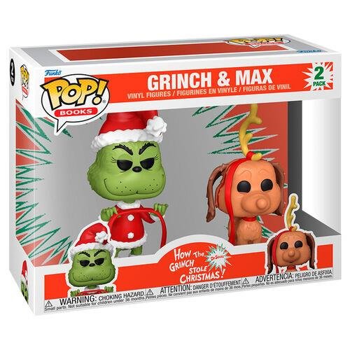 Φιγούρες Funko POP! How the Grinch Stole Christmas -
Grinch & Max 2-Pack