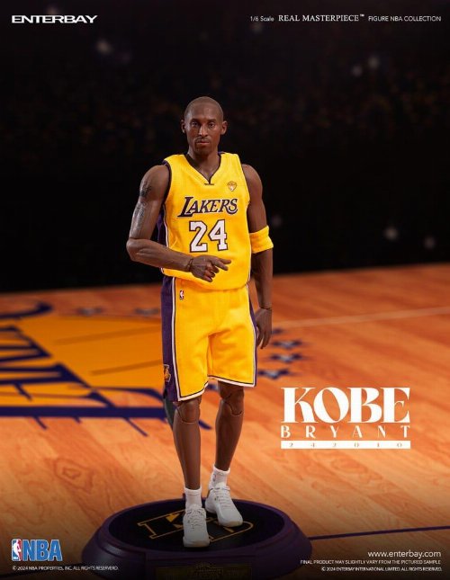 NBA: Real Masterpiece Collection - Kobe Bryant 242010
1/6 Φιγούρα Δράσης (30cm) LE3000